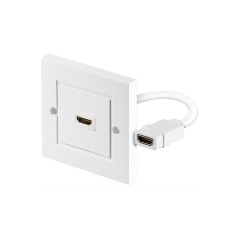 Goobay HDMI VGA Adapter - High-Quality White Converter for Seamless Connectivity - Item No. 4040849517228